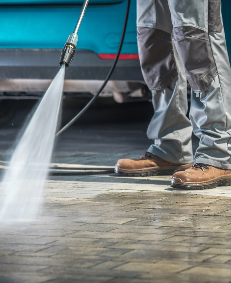 pressure-washing